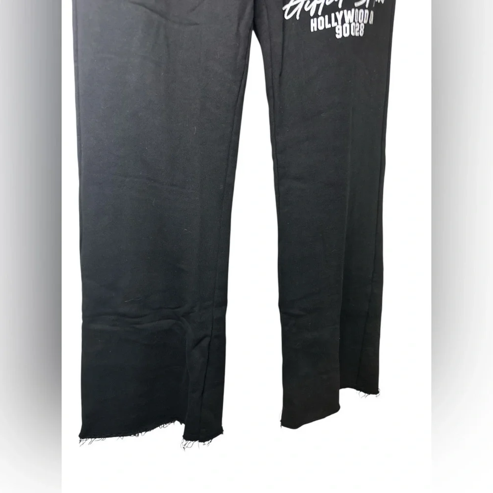GFTD LA STACKED SWEATPANTS WASH BLACK- ERA PANT NWT